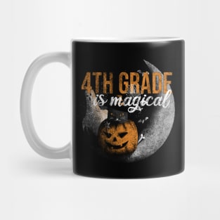 4th Grade is Magical - Vintage Halloween Fun Mug